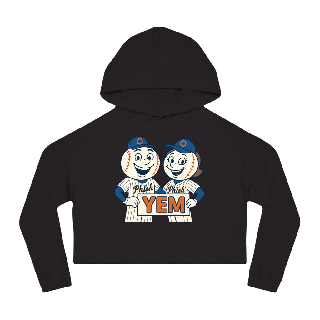 Phish + Mets YEM Vintage Baseball Theme Crop,