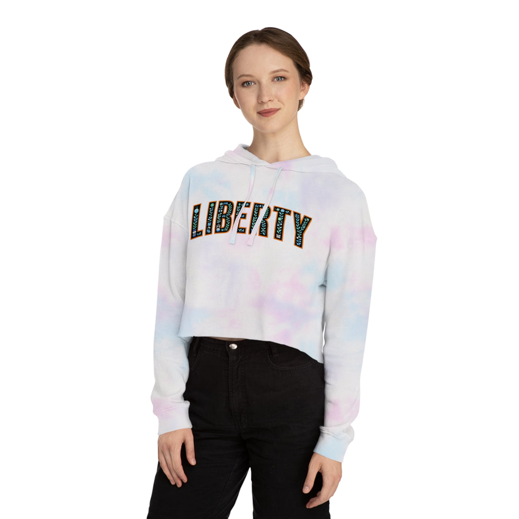 New York Liberty Cropped Hooded Sweatshirt, WNBA