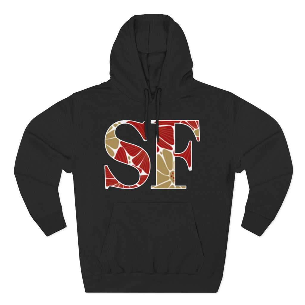 San Francisco Floral Arch Hoodie | Logo Pullover | Football