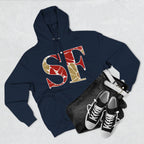 San Francisco Floral Arch Hoodie | Logo Pullover | Football