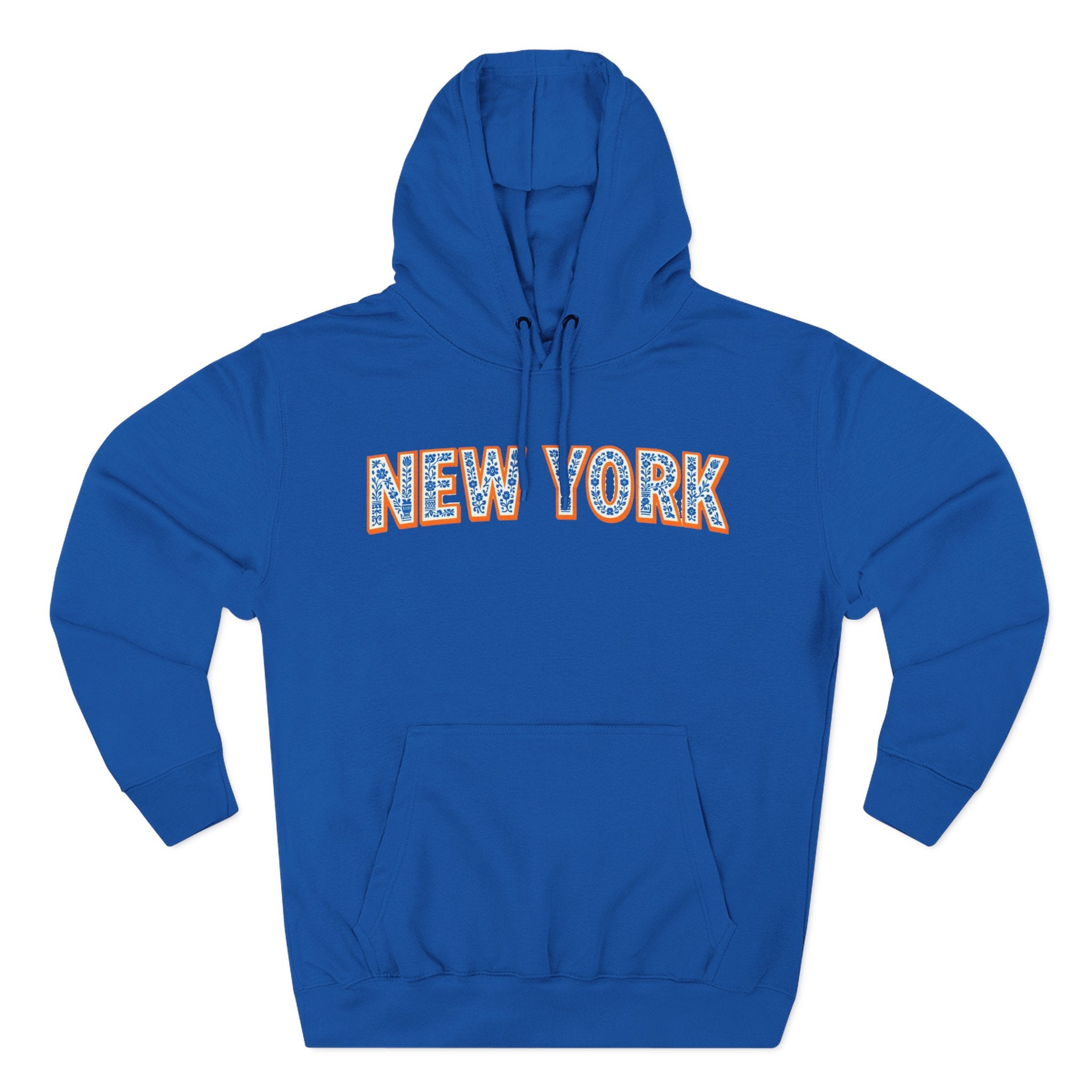 New York Floral Arch Hoodie | Logo Pullover | Baseball, Basketball