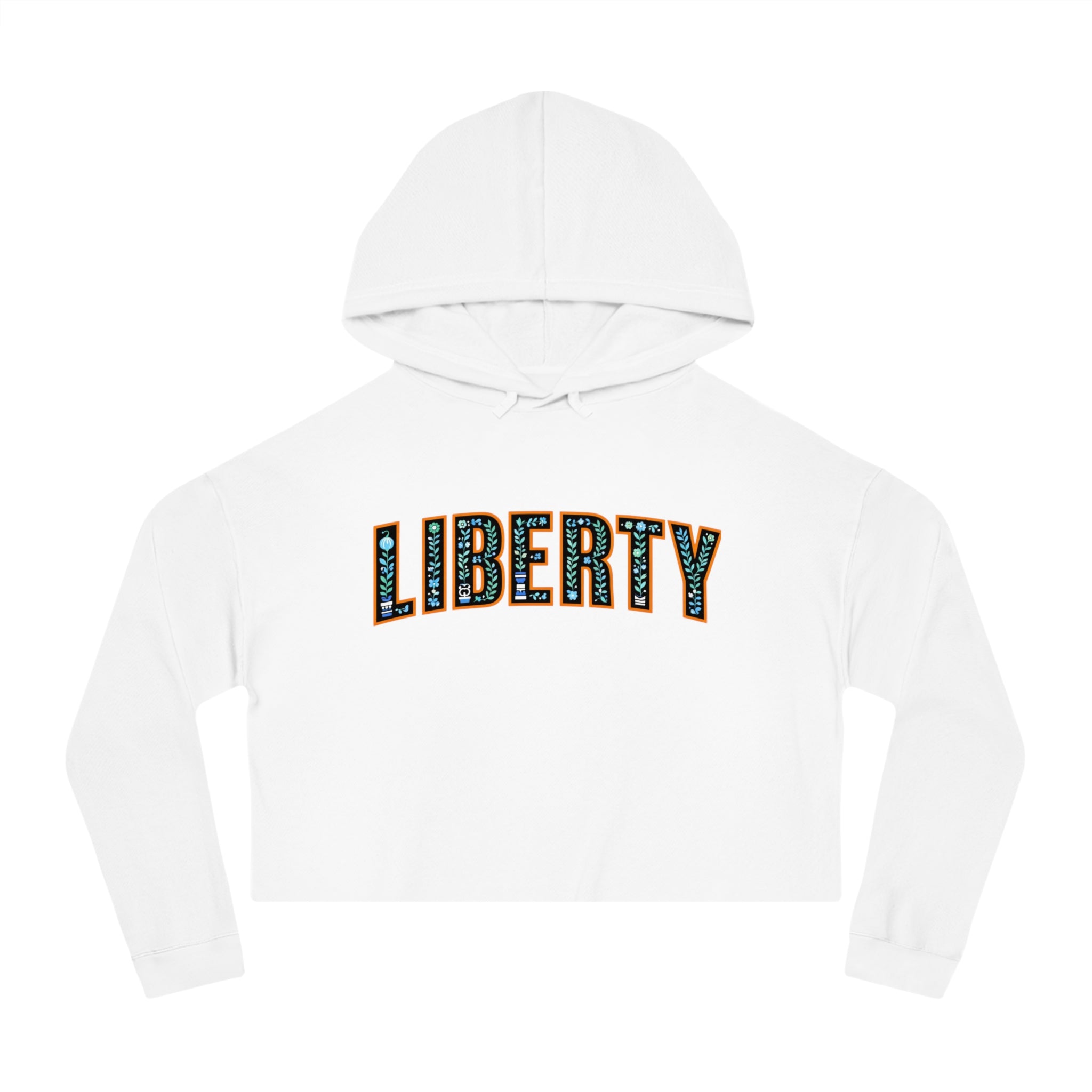 New York Liberty Cropped Hooded Sweatshirt, WNBA