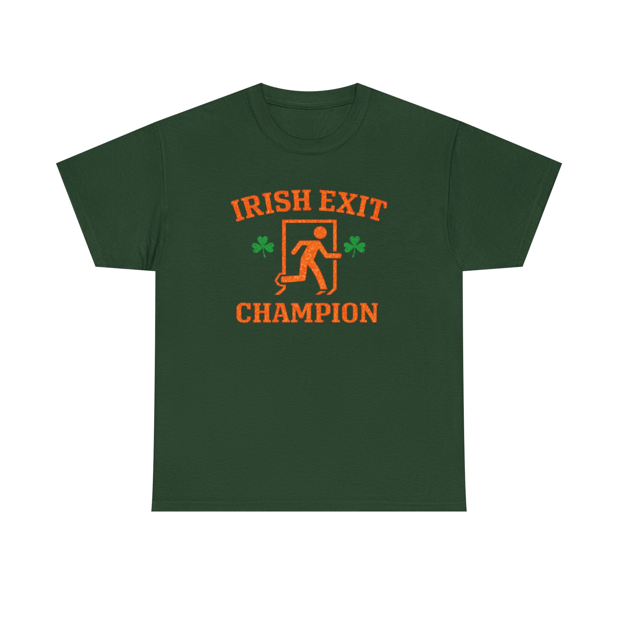 Irish Exit Champion T-Shirt — Funny St. Patrick’s Day Party Tee