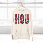 Houston Floral Arch Hoodie | Logo Pullover | Football
