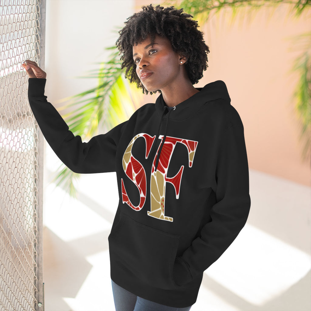 San Francisco Floral Arch Hoodie | Logo Pullover | Football