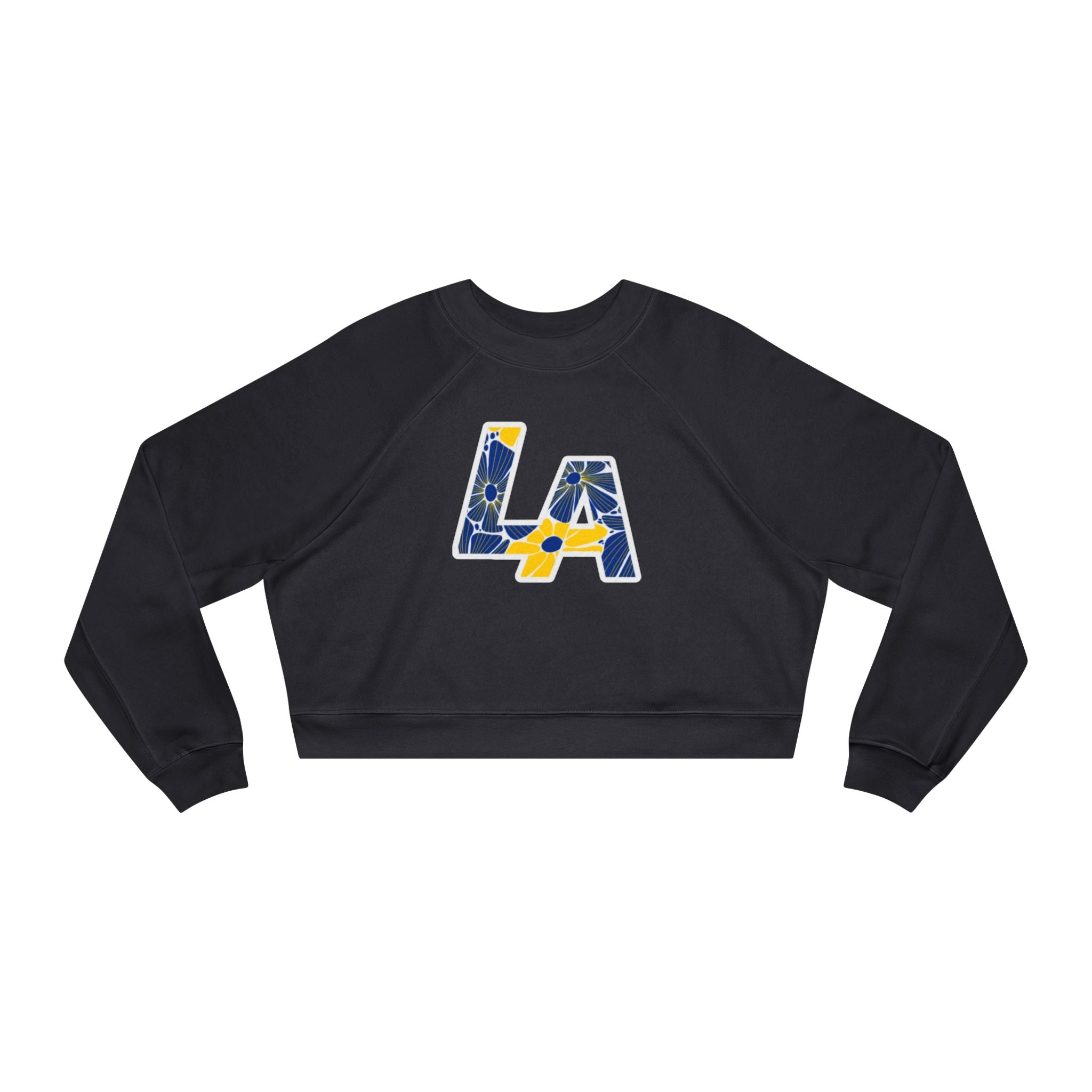 Los Angeles Football Varsity Graphic Women's Fleece Cropped Pullover
