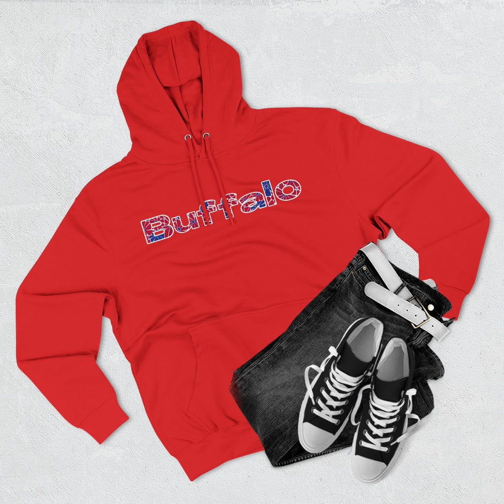 Buffalo Floral Arch Hoodie | Logo Pullover | Football