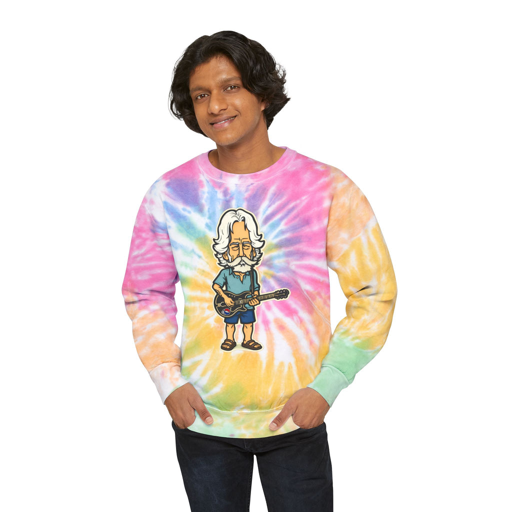 Bob Weir Unisex Tie-Dye Sweatshirt, Grateful Dead