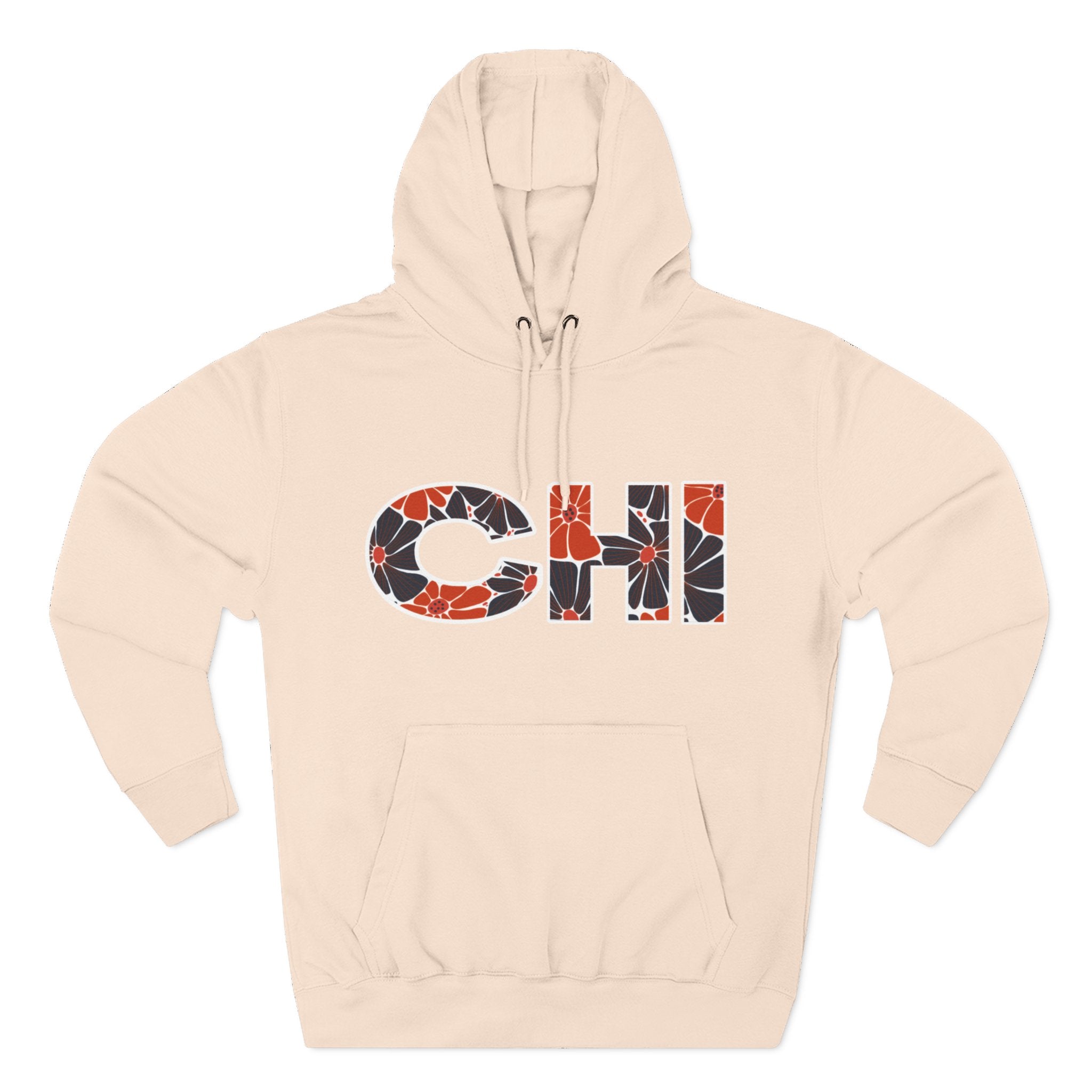 Chicago Floral Arch Hoodie | Logo Pullover | Football