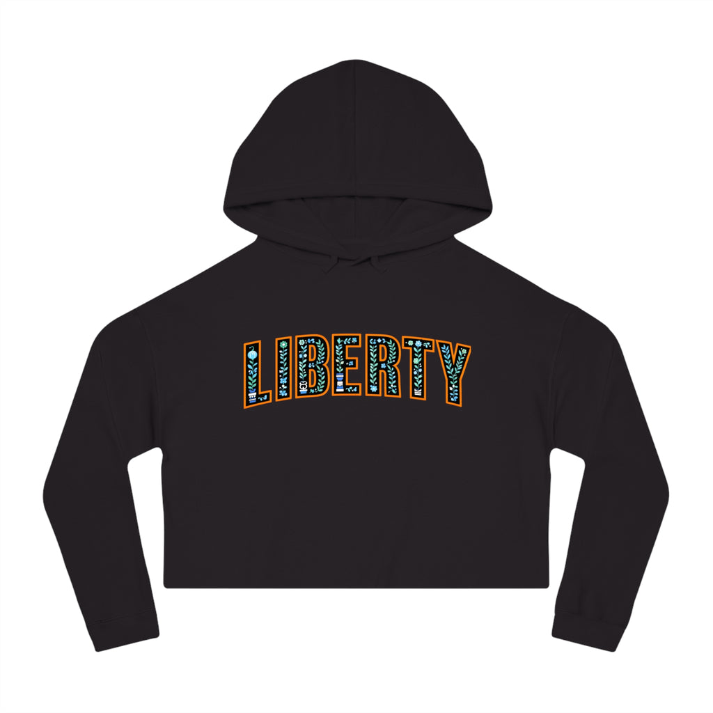 New York Liberty Cropped Hooded Sweatshirt, WNBA