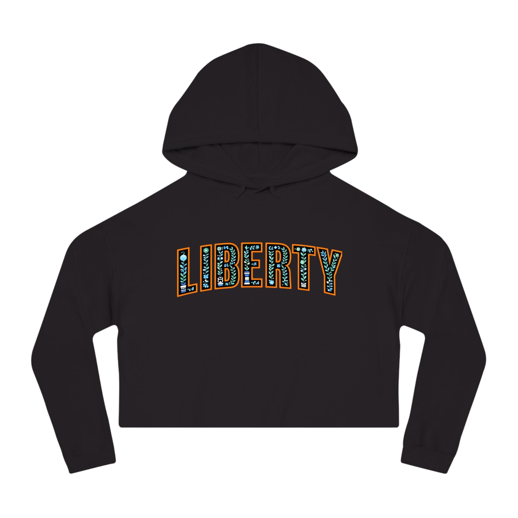 New York Liberty Cropped Hooded Sweatshirt, WNBA
