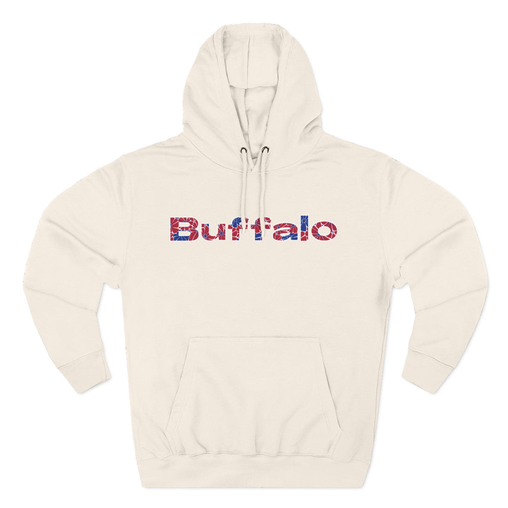 Buffalo Floral Arch Hoodie | Logo Pullover | Football