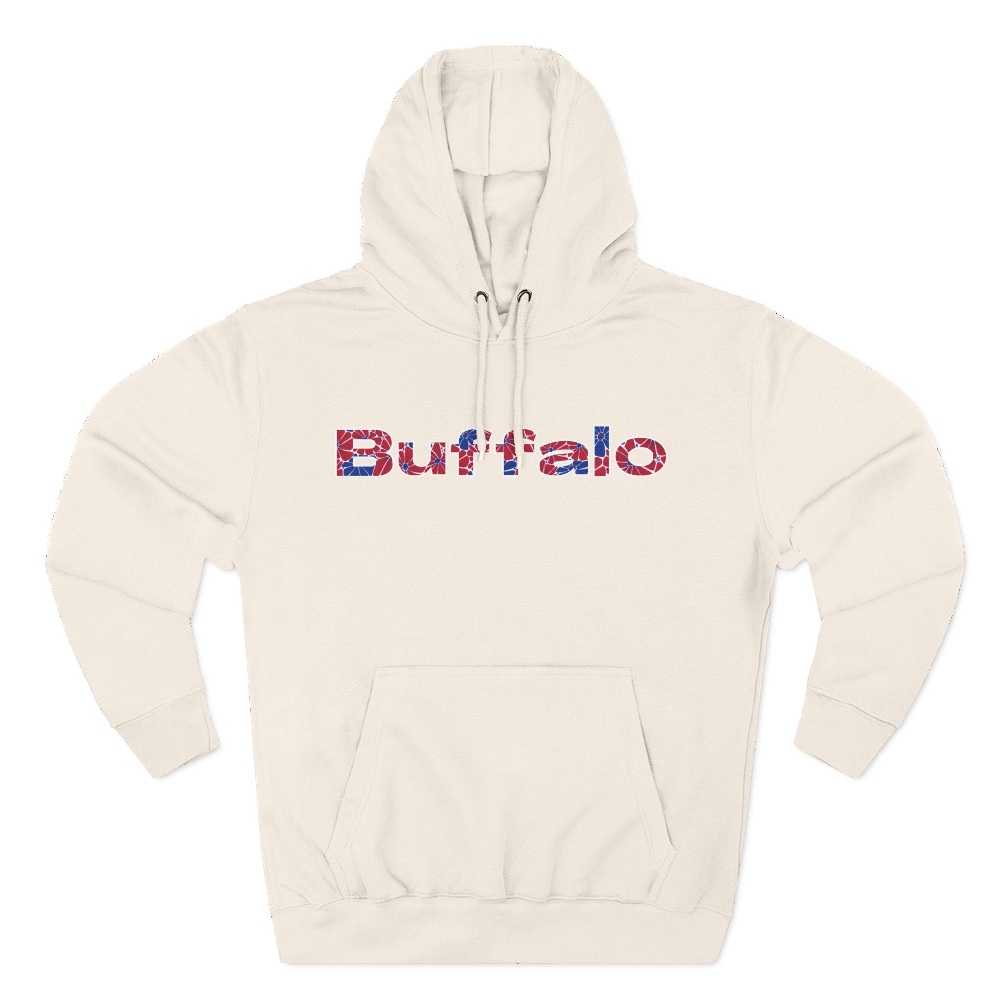 Buffalo Floral Arch Hoodie | Logo Pullover | Football