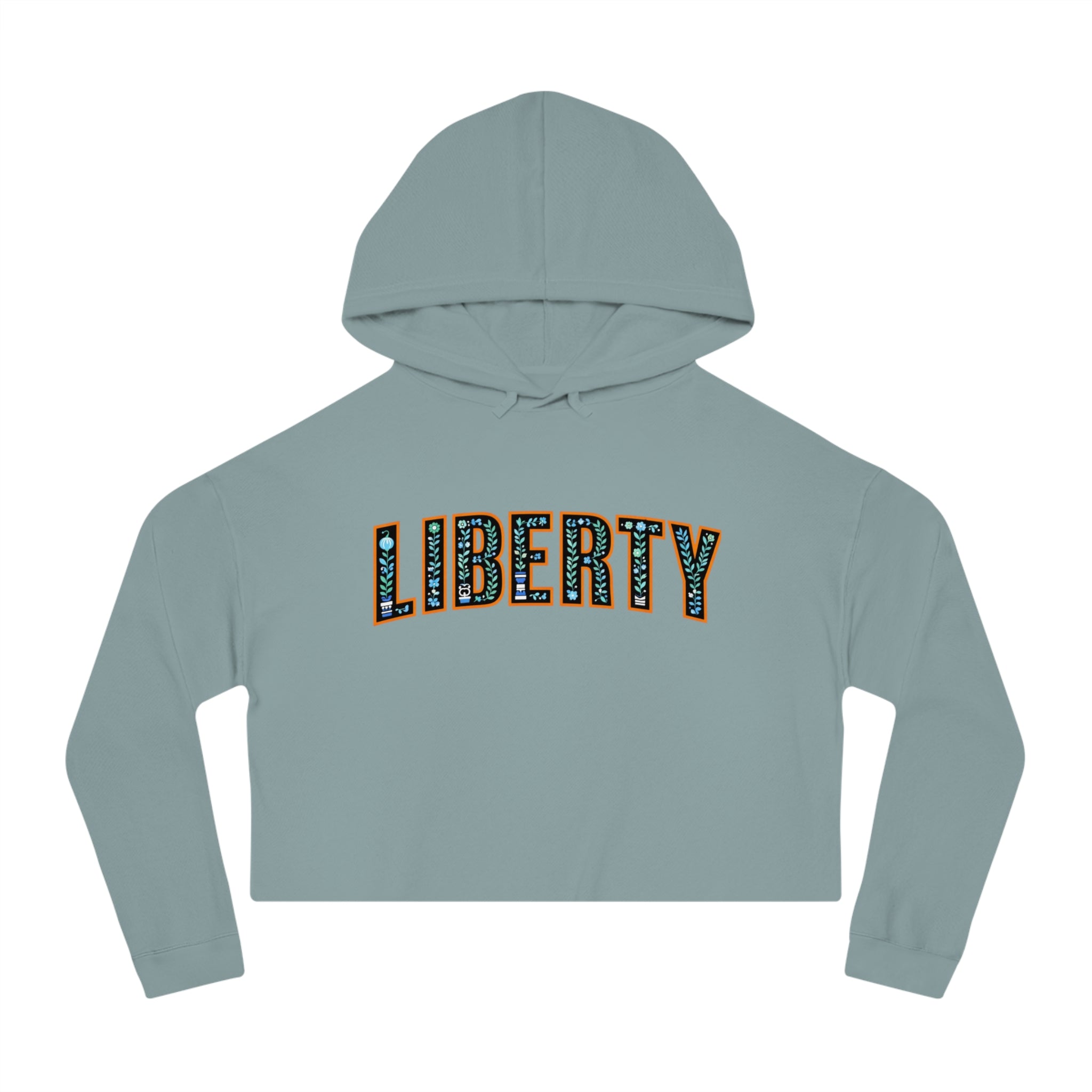 New York Liberty Cropped Hooded Sweatshirt, WNBA