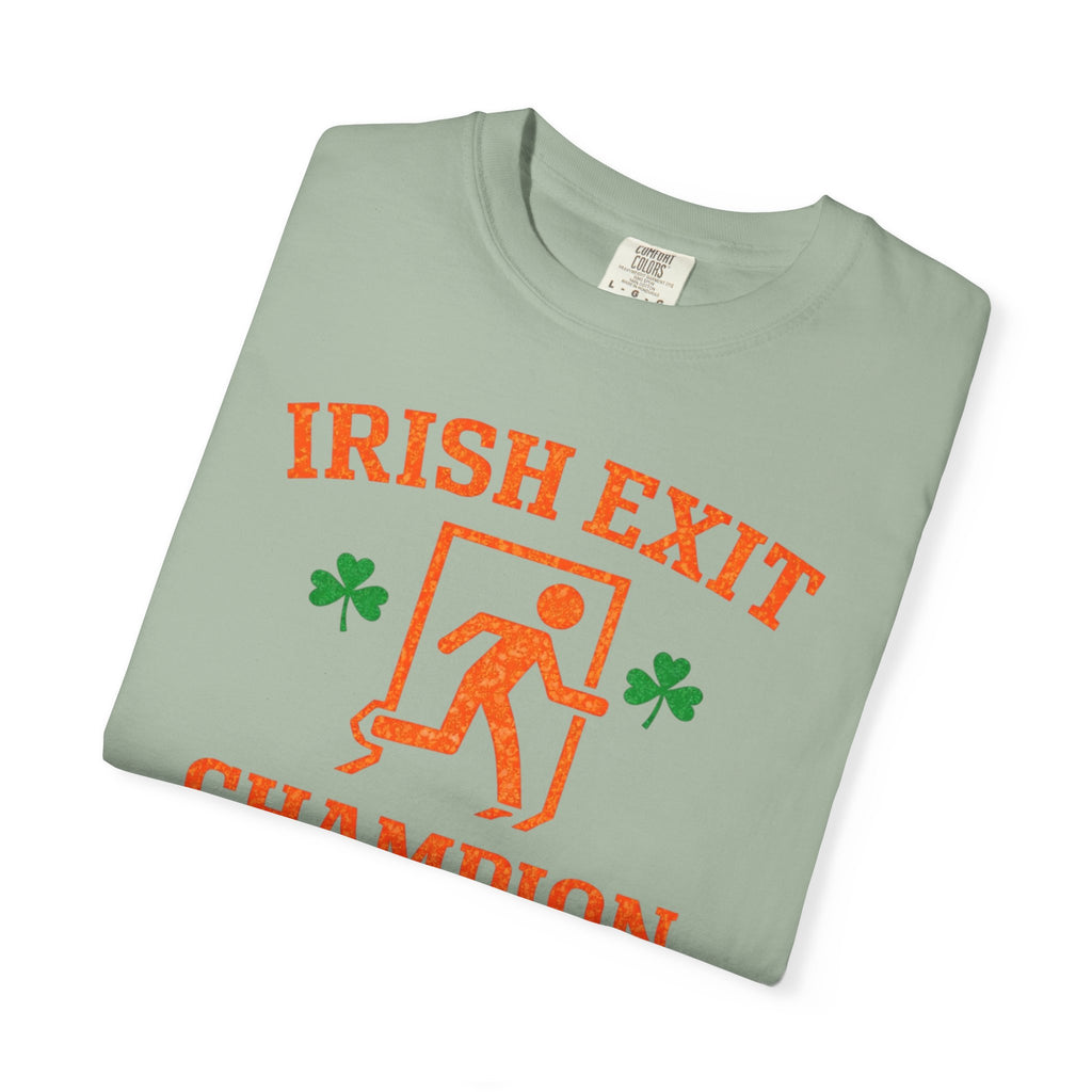 Irish Exit Champion T-Shirt — St. Patrick’s Day Party Shirt
