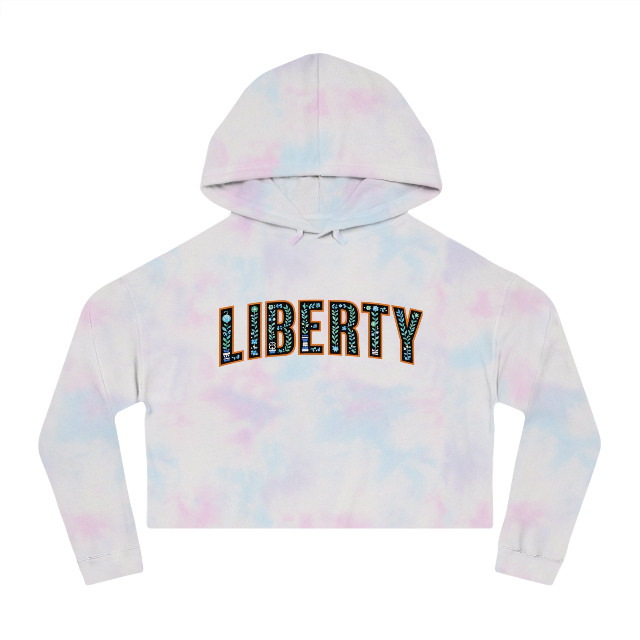 New York Liberty Cropped Hooded Sweatshirt, WNBA