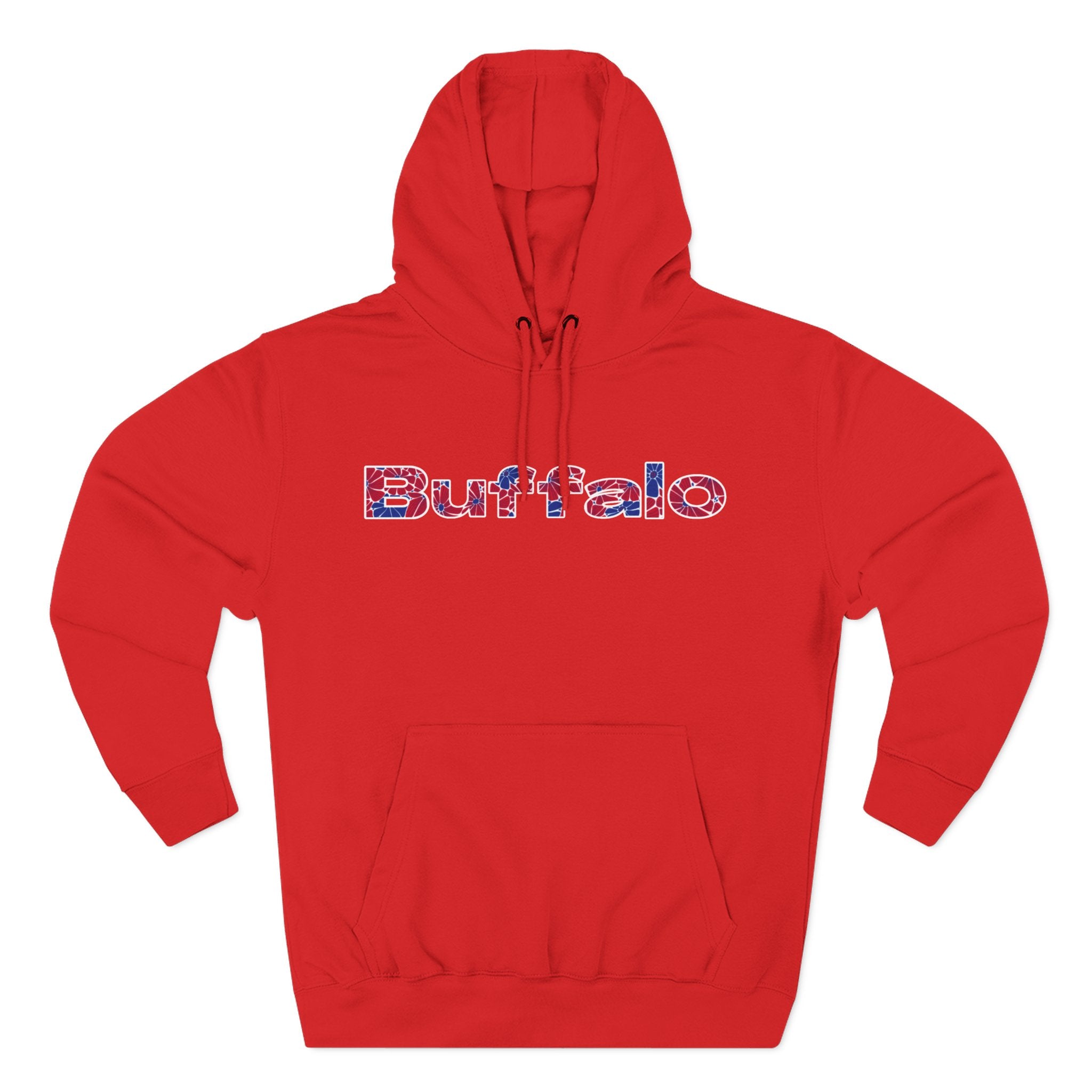 Buffalo Floral Arch Hoodie | Logo Pullover | Football