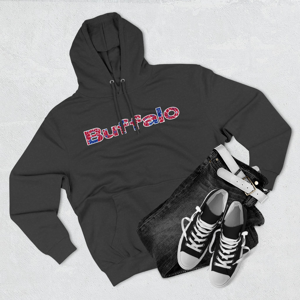Buffalo Floral Arch Hoodie | Logo Pullover | Football
