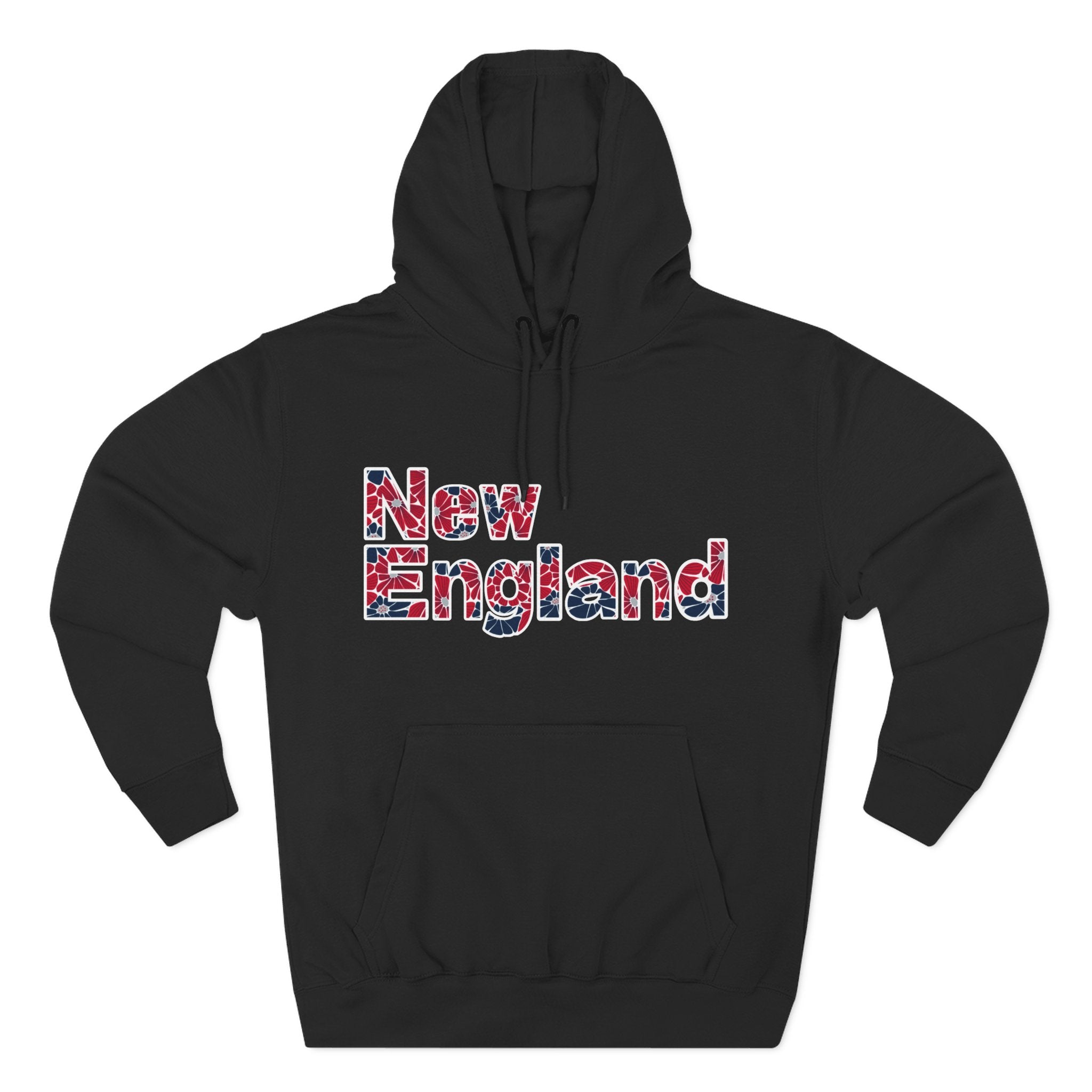 New England Floral Hoodie | Relaxed Fit Everyday Layer