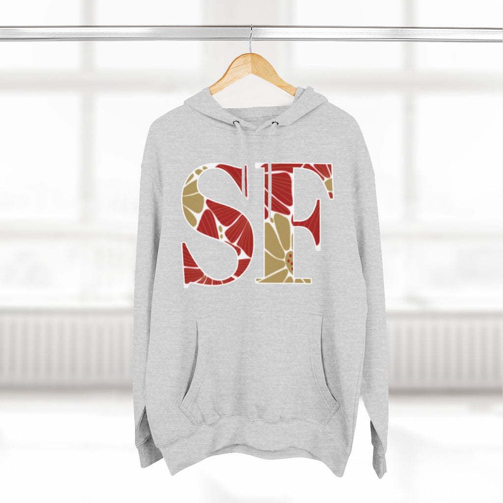San Francisco Floral Arch Hoodie | Logo Pullover | Football