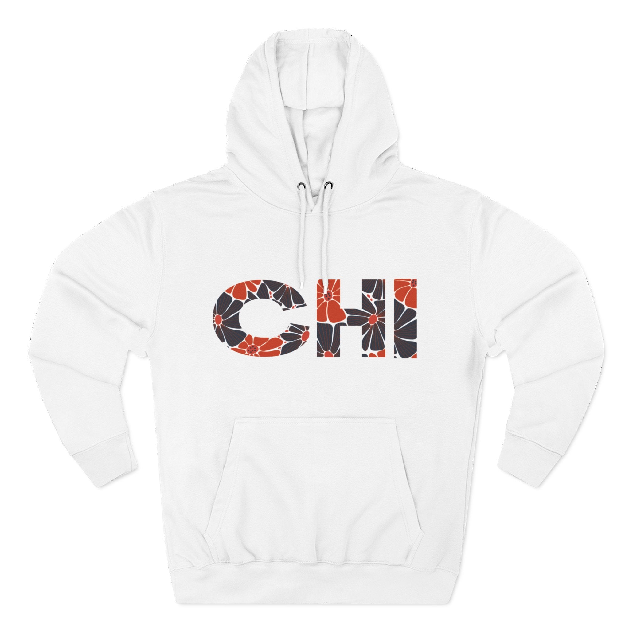 Chicago Floral Arch Hoodie | Logo Pullover | Football