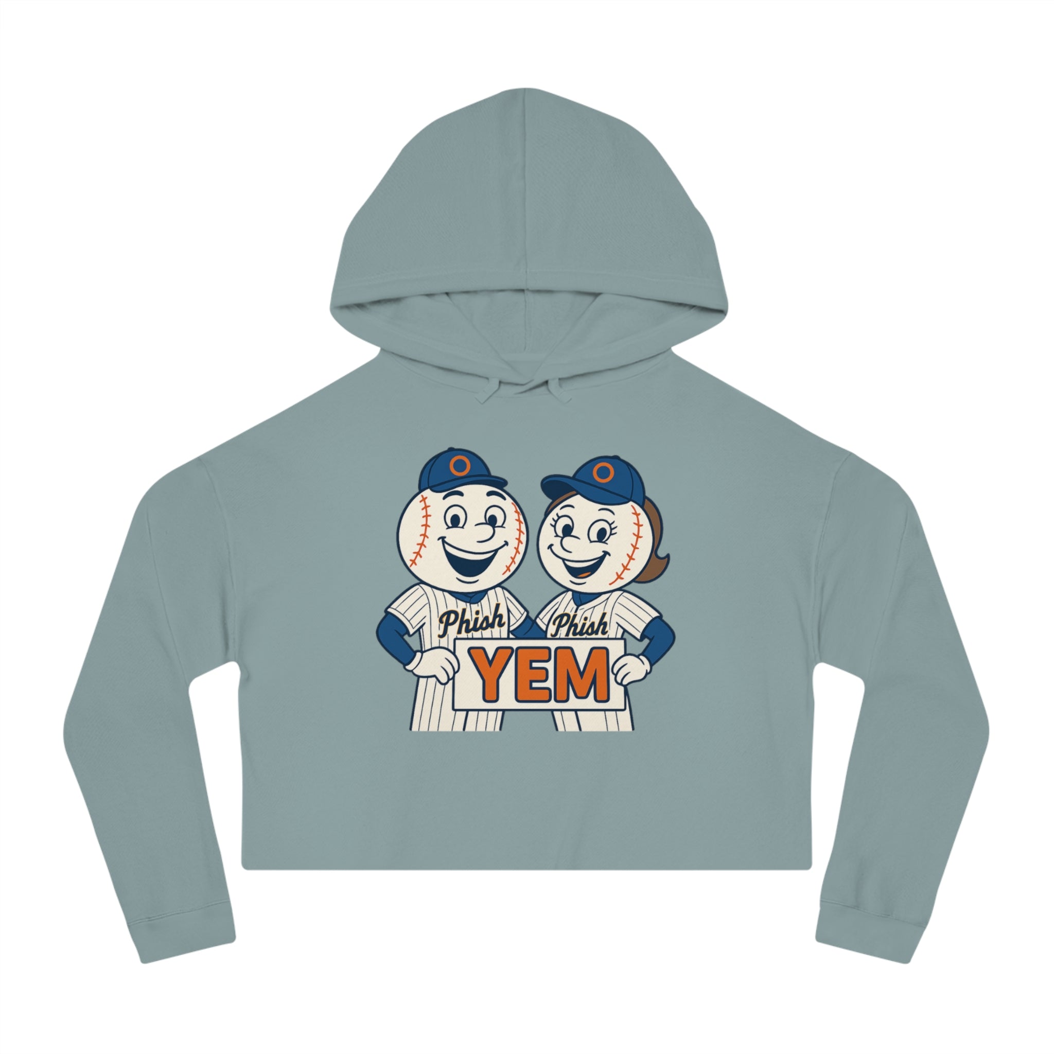 Phish + Mets YEM Vintage Baseball Theme Crop,