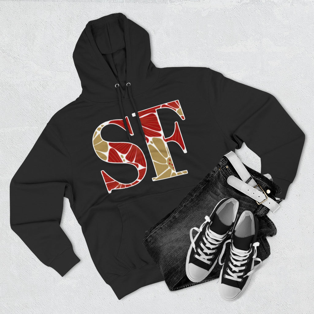 San Francisco Floral Arch Hoodie | Logo Pullover | Football