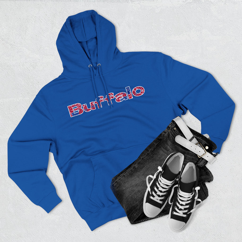 Buffalo Floral Arch Hoodie | Logo Pullover | Football