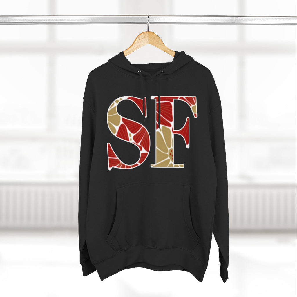 San Francisco Floral Arch Hoodie | Logo Pullover | Football