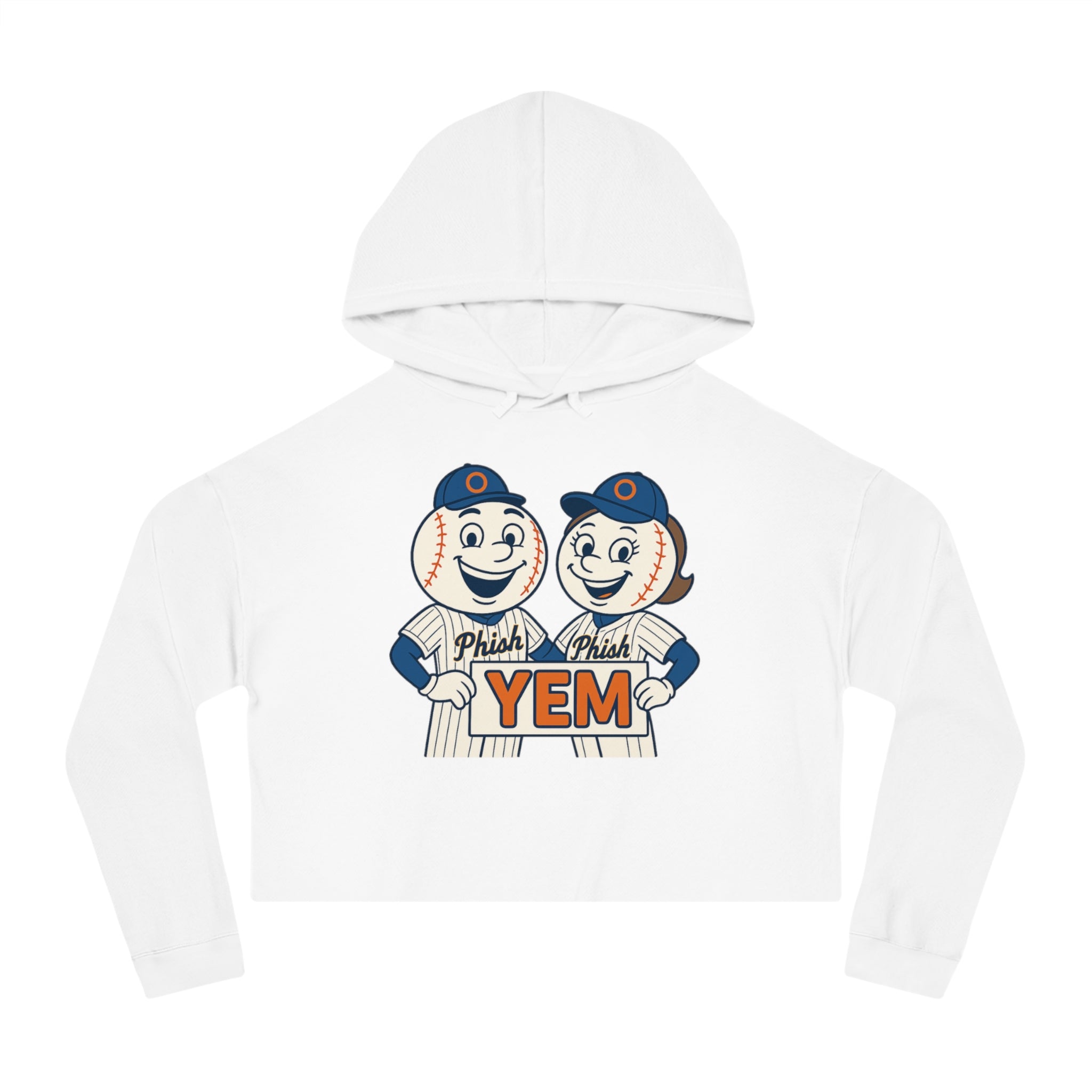 Phish + Mets YEM Vintage Baseball Theme Crop,
