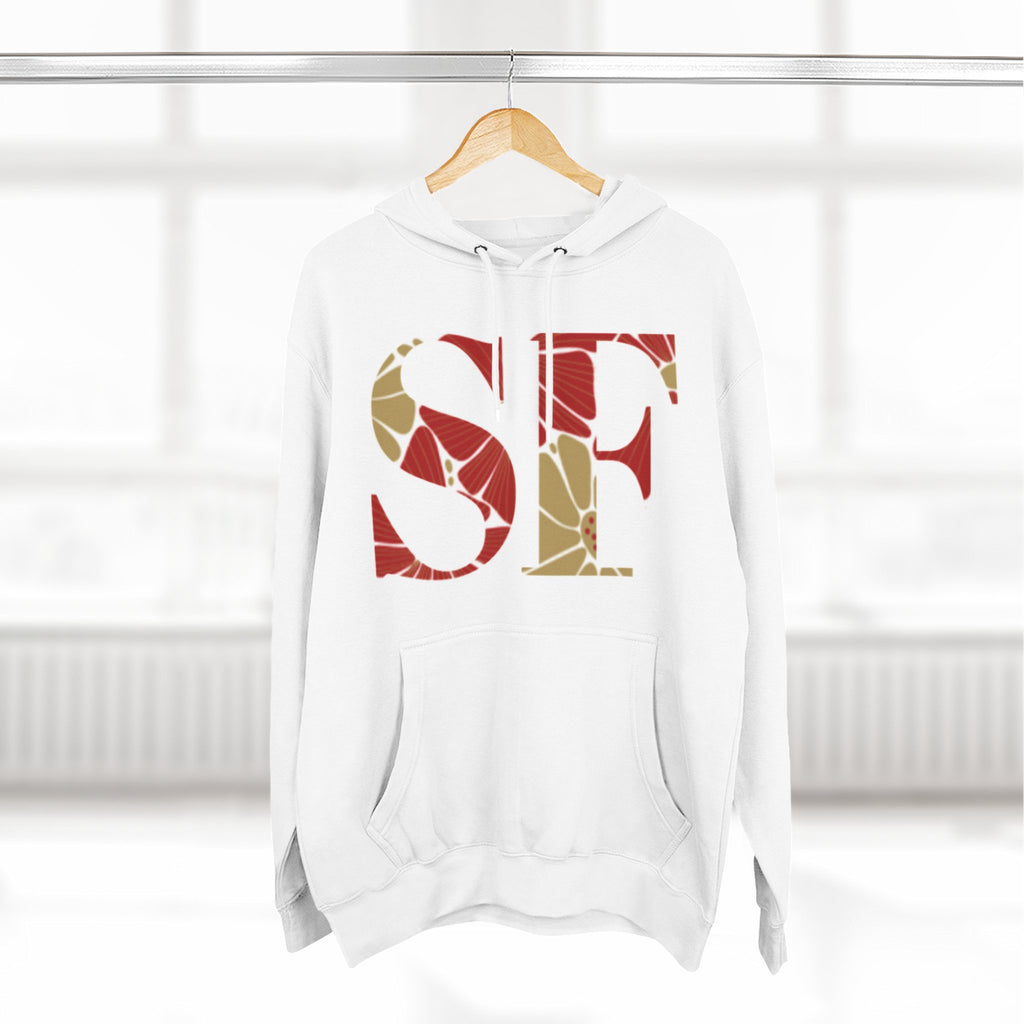 San Francisco Floral Arch Hoodie | Logo Pullover | Football