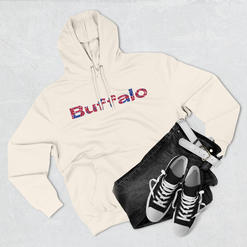 Buffalo Floral Arch Hoodie | Logo Pullover | Football