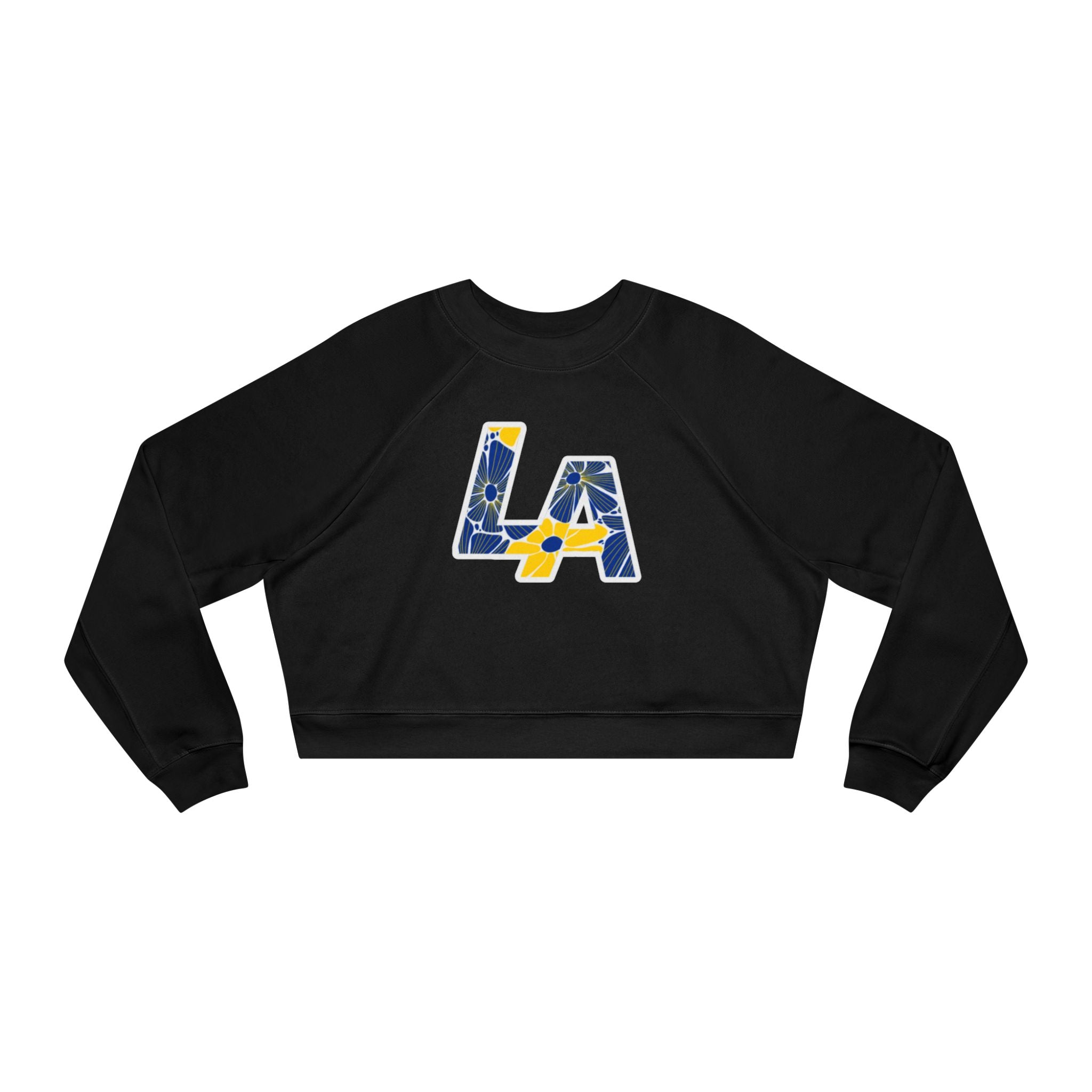 Los Angeles Football Varsity Graphic Women's Fleece Cropped Pullover