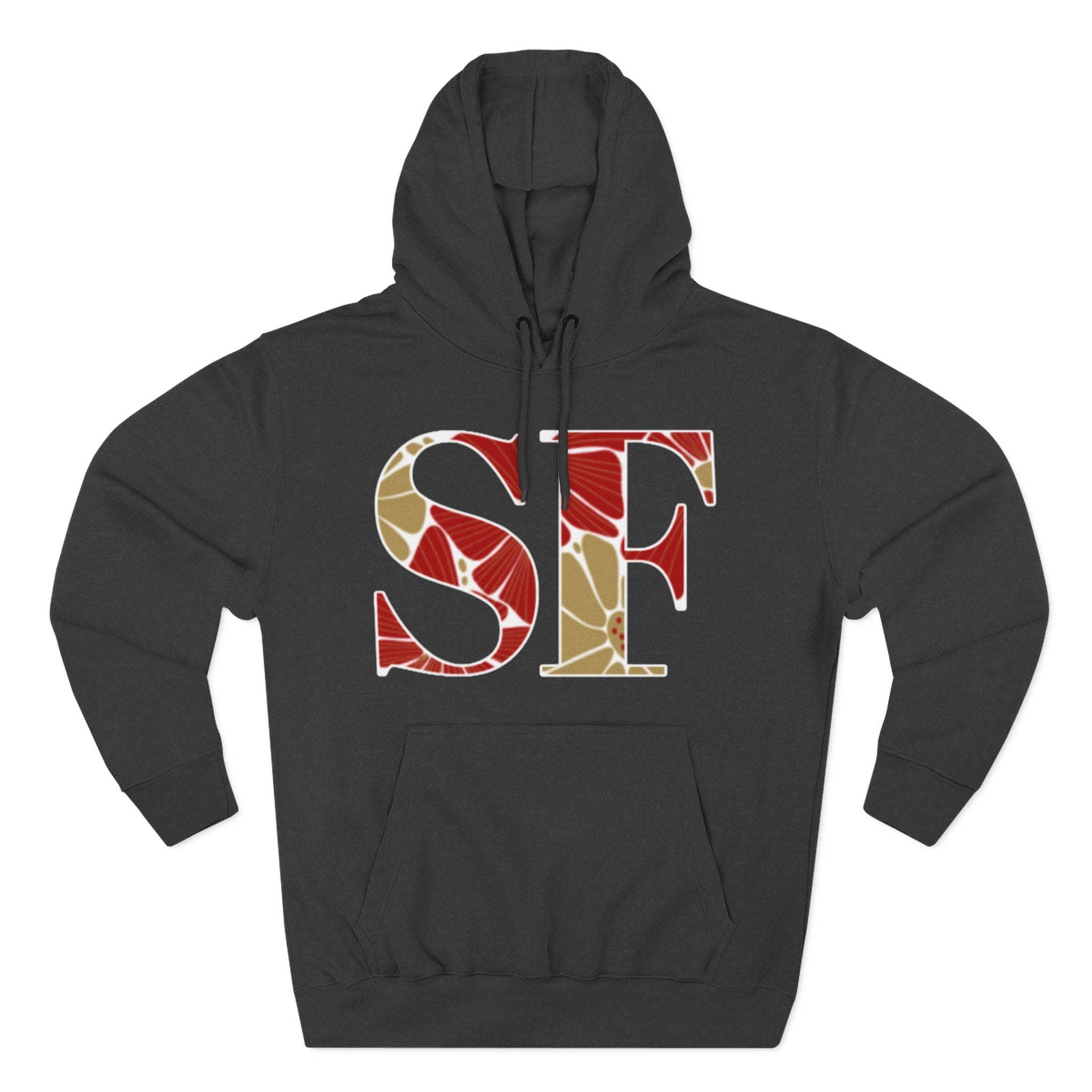 San Francisco Floral Arch Hoodie | Logo Pullover | Football