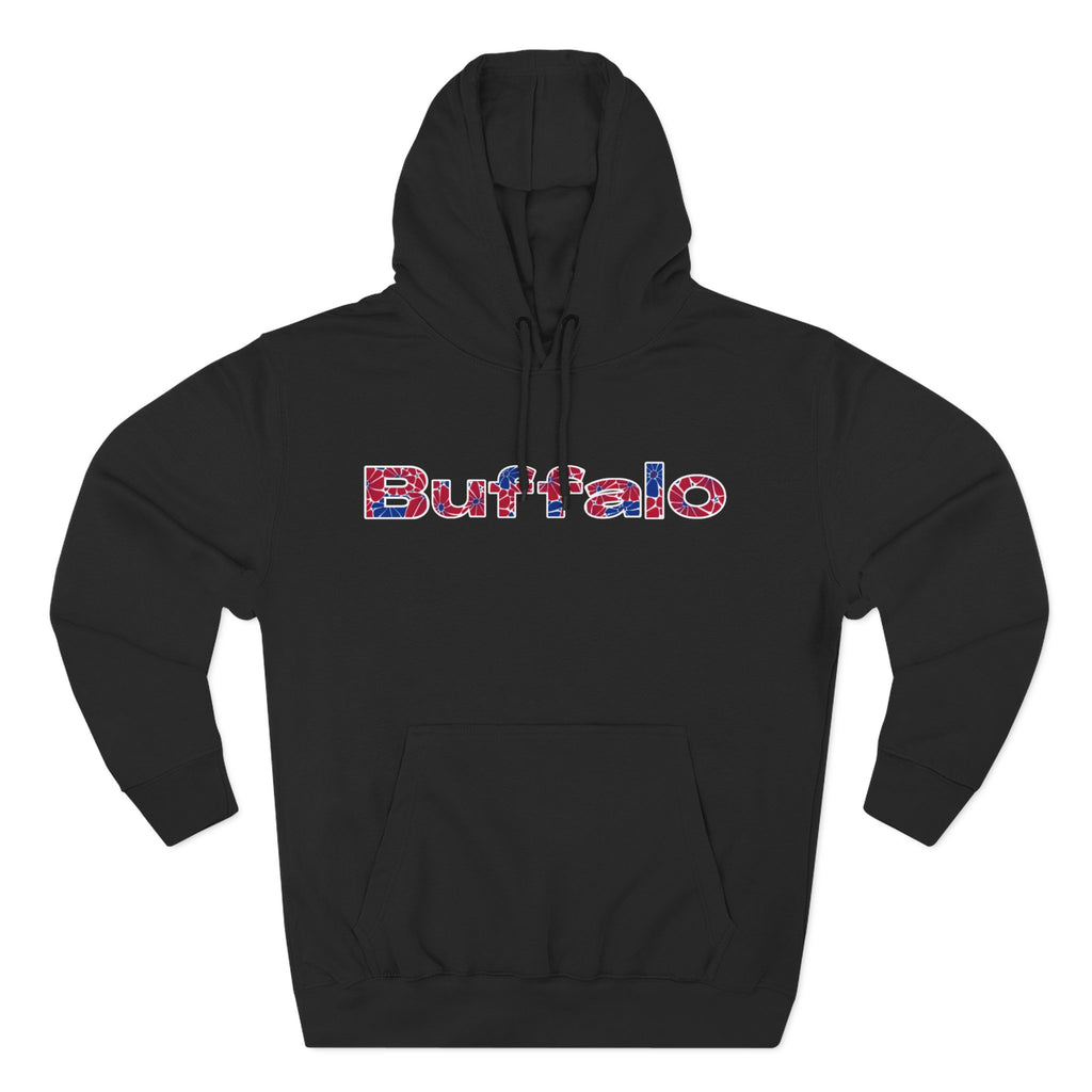 Buffalo Floral Arch Hoodie | Logo Pullover | Football