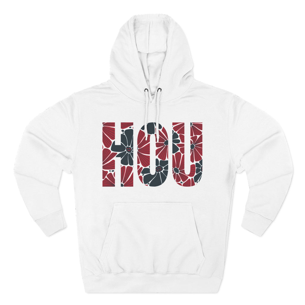Houston Floral Arch Hoodie | Logo Pullover | Football
