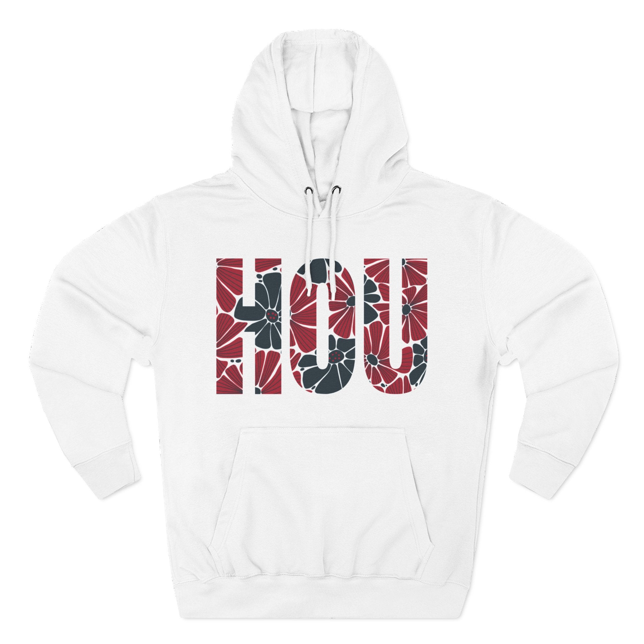Houston Floral Arch Hoodie | Logo Pullover | Football