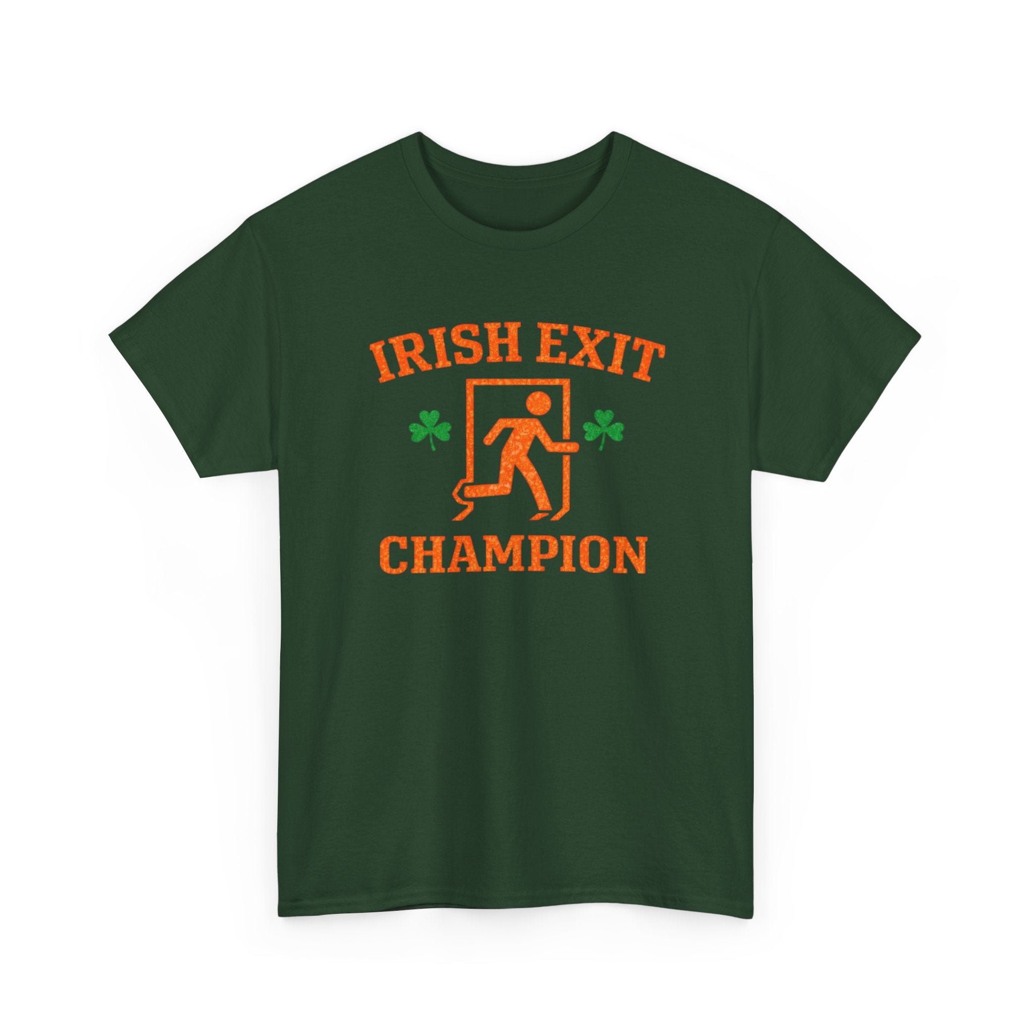 Irish Exit Champion T-Shirt — Funny St. Patrick’s Day Party Tee