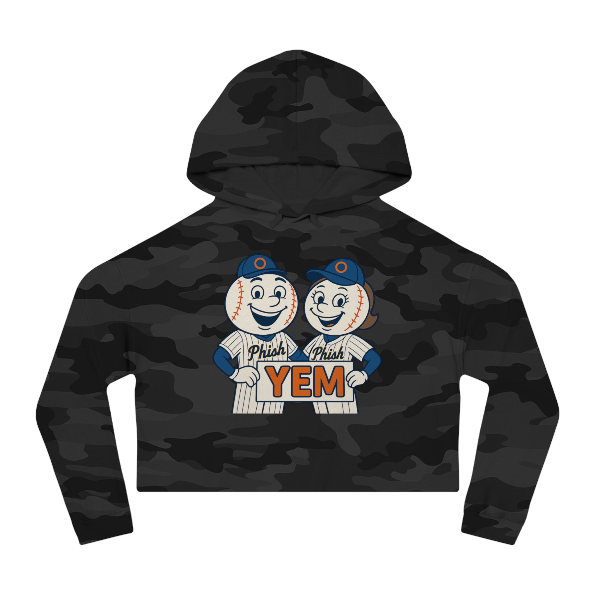 Phish + Mets YEM Vintage Baseball Theme Crop,