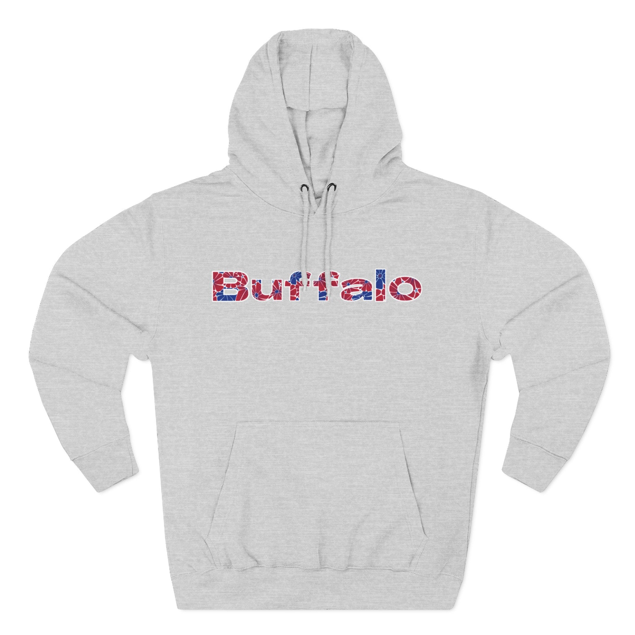 Buffalo Floral Arch Hoodie | Logo Pullover | Football