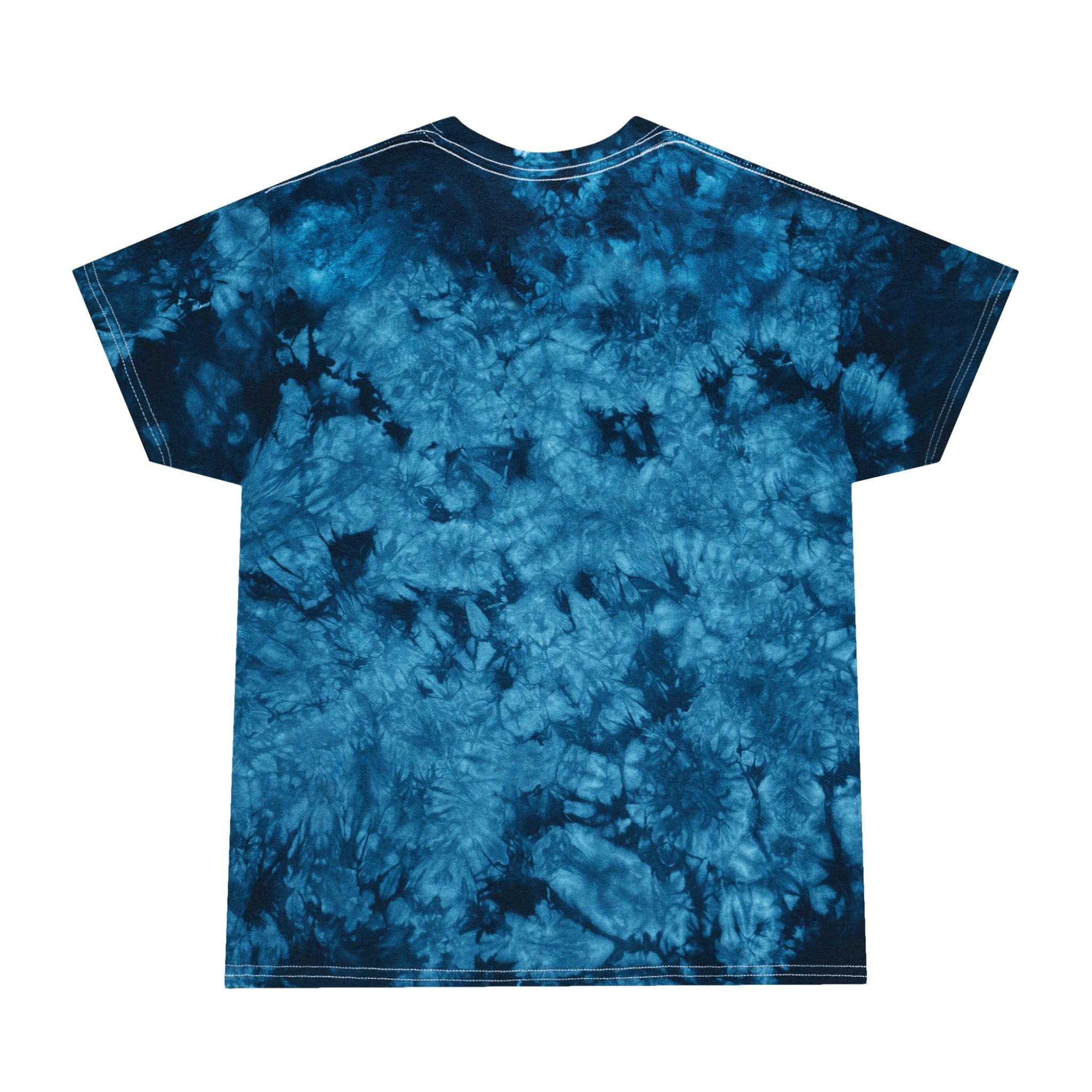 Bob Weir tribute, Crystal Blue Tie-Dye Tee with Retro Graphic