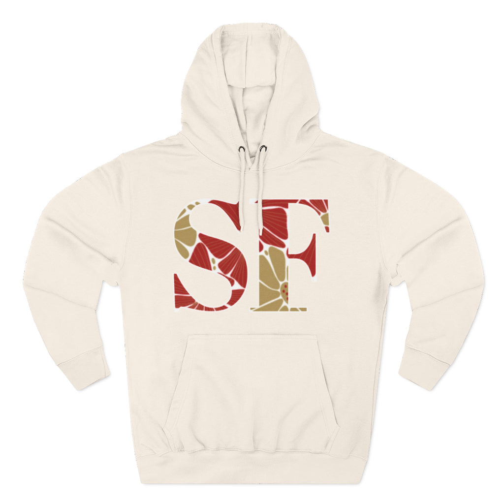 San Francisco Floral Arch Hoodie | Logo Pullover | Football