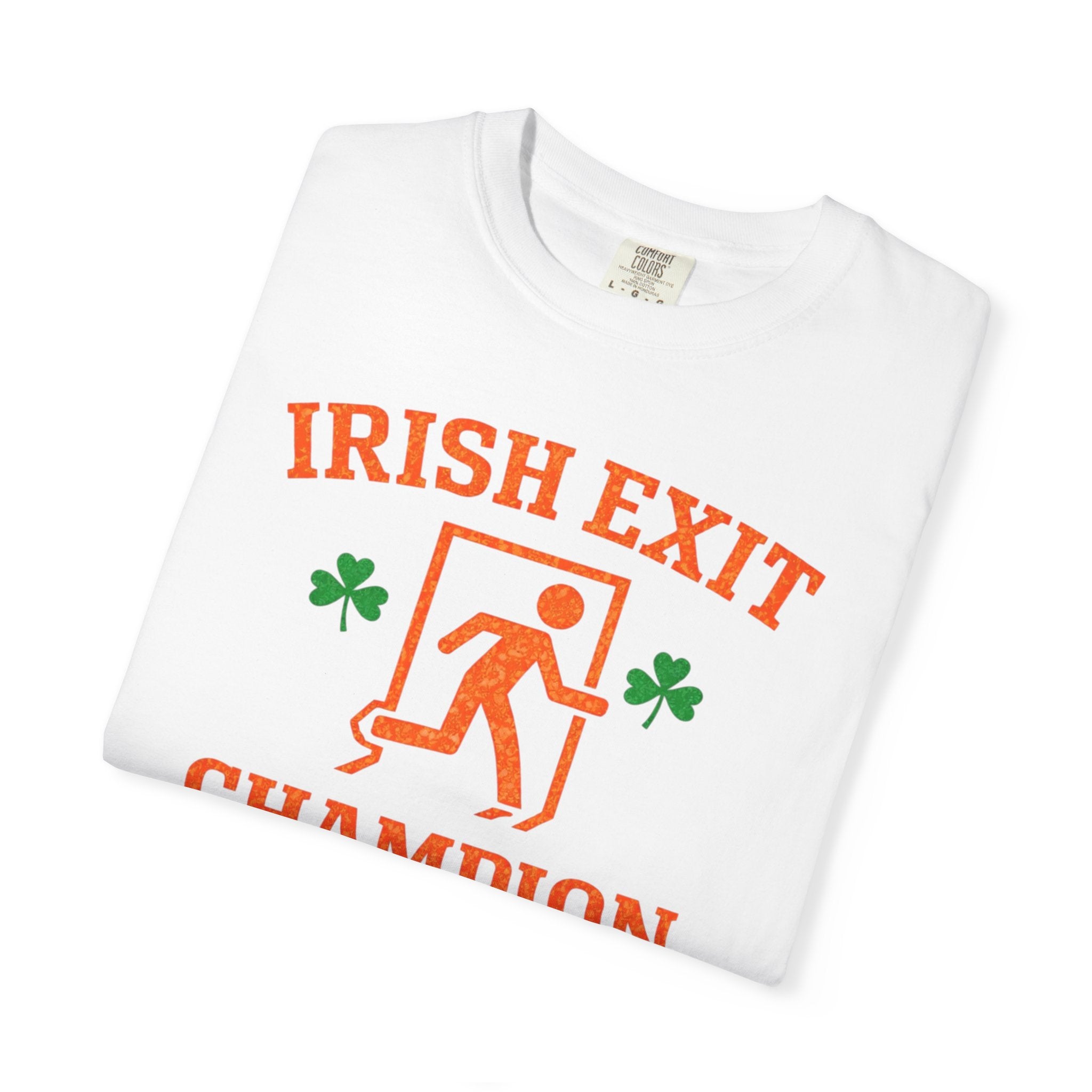 Irish Exit Champion T-Shirt — St. Patrick’s Day Party Shirt