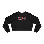 Chicago Football Varsity Graphic Women's Fleece Cropped Pullover
