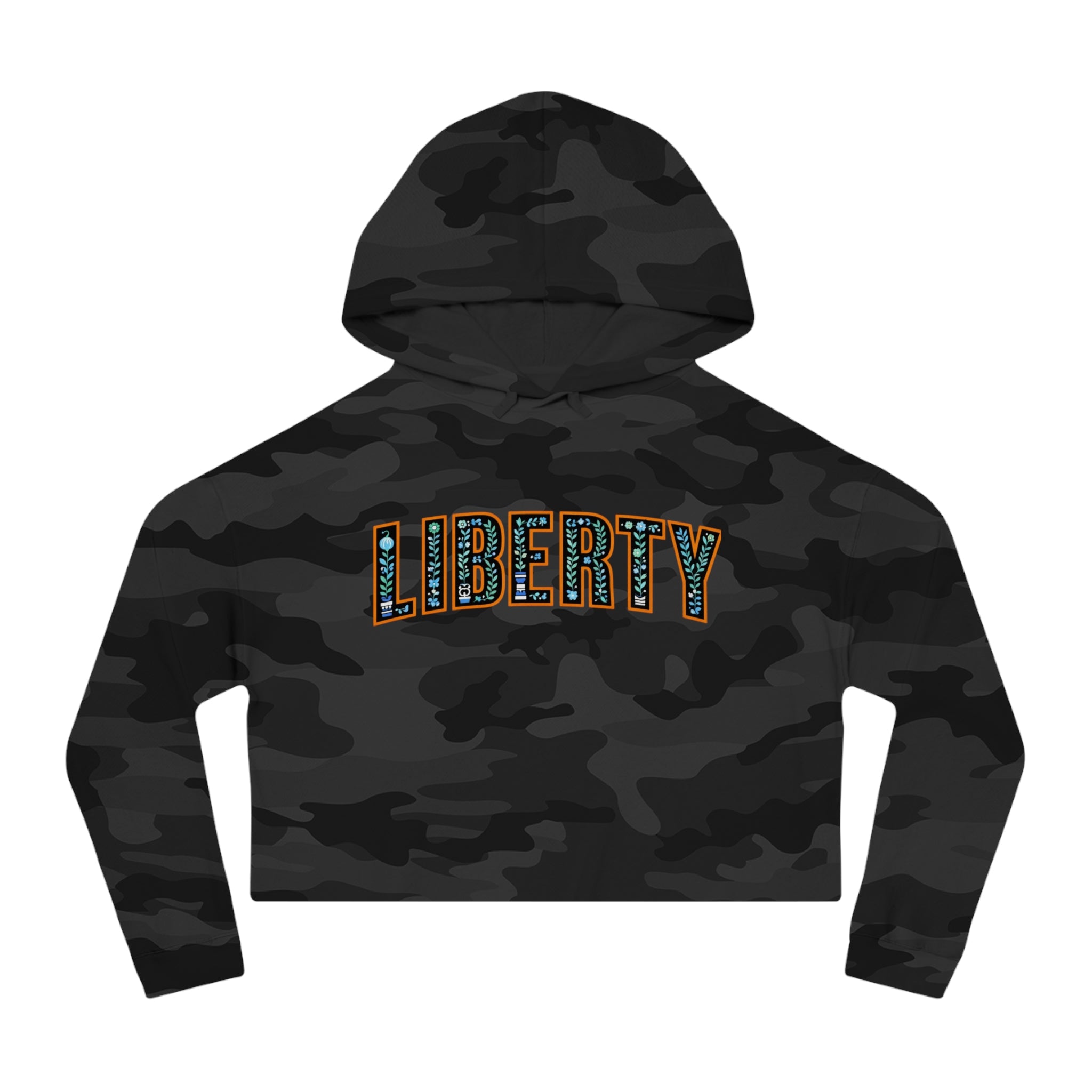 New York Liberty Cropped Hooded Sweatshirt, WNBA