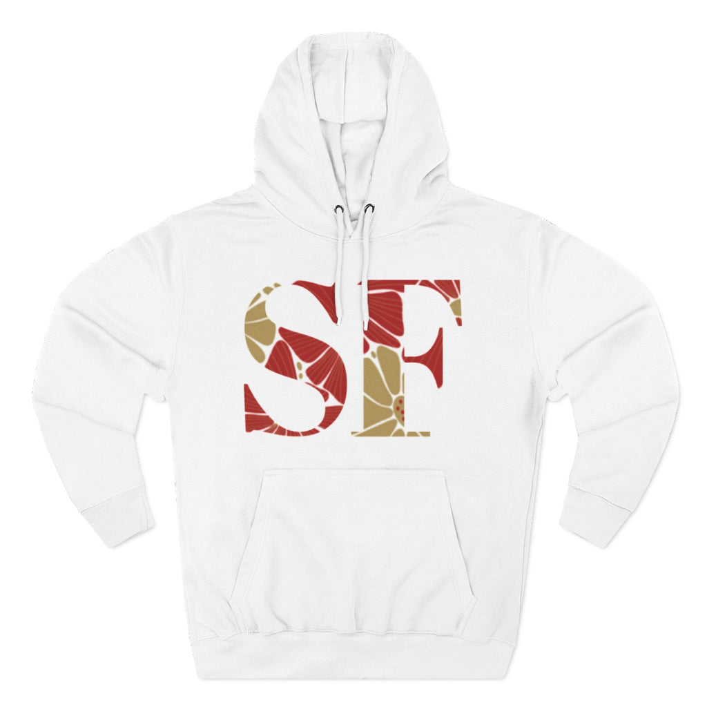 San Francisco Floral Arch Hoodie | Logo Pullover | Football