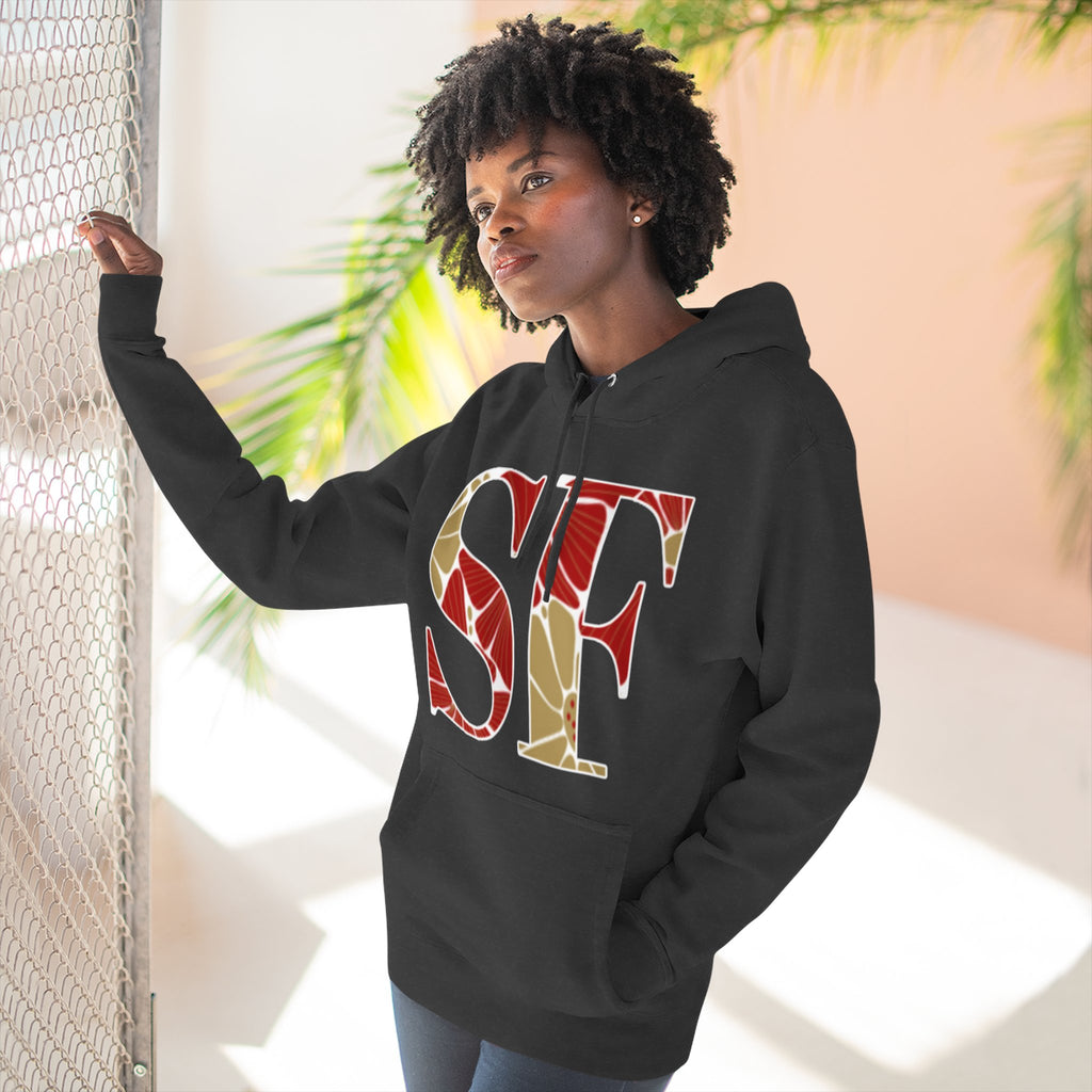 San Francisco Floral Arch Hoodie | Logo Pullover | Football