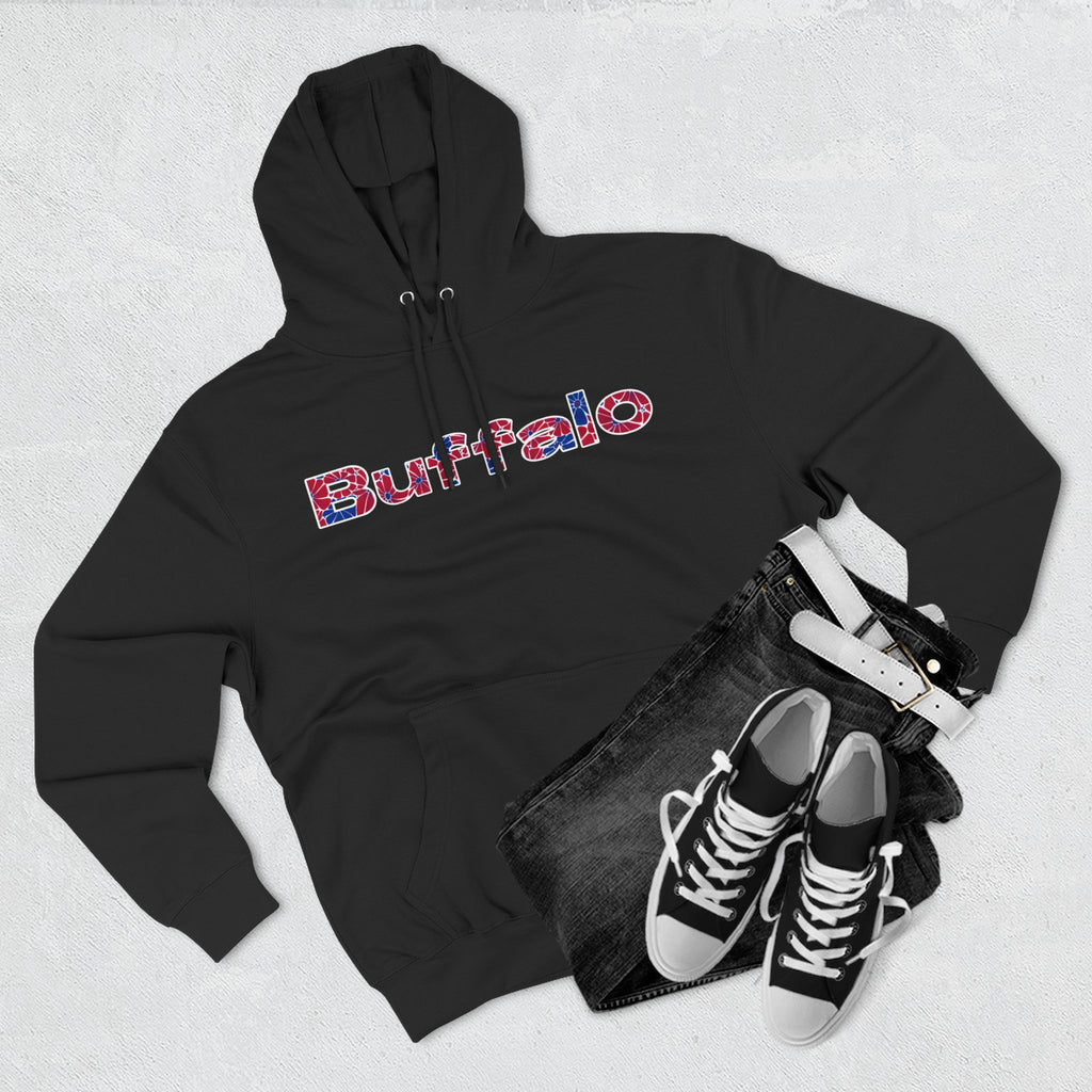 Buffalo Floral Arch Hoodie | Logo Pullover | Football